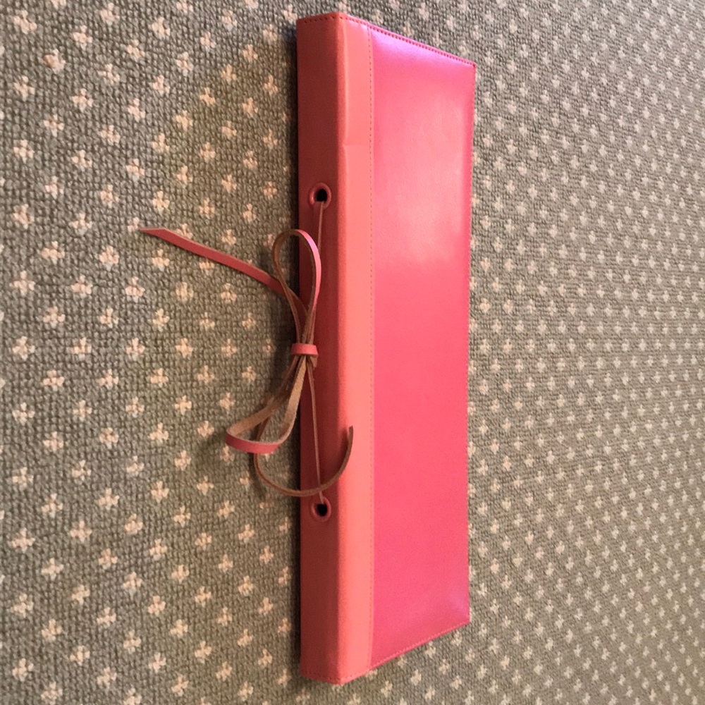 Pink Leather Photo Album